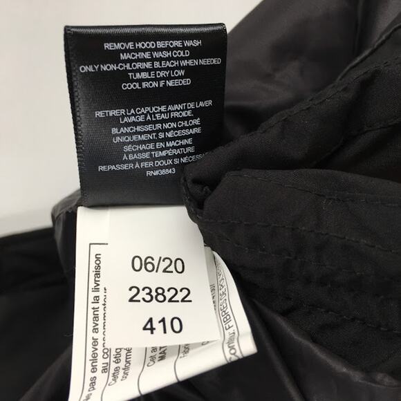 Sam Edelman Faux Fur Trim Hooded Puffer Coat Jacket S - Picture 8 of 8